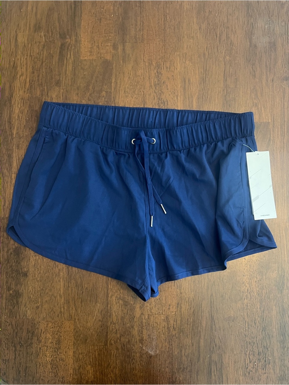 NWT Women's Navy Drawstring Active Shorts